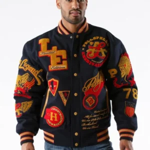 Pelle Pelle American Legend Black Varsity Jacket