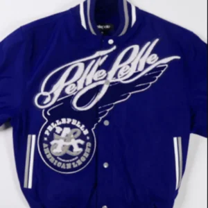 Pelle Pelle American Legend Varsity Royal Blue Jacket view 1