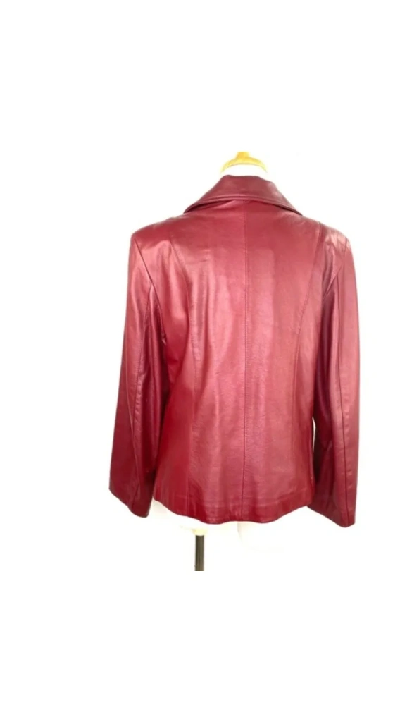 Pelle Pelle Karpeta Canada Red Leather Jacket
