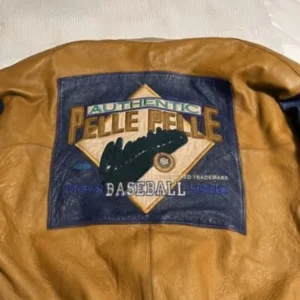 Pelle Pelle Authentic Baseball Urban League Brown Jacket view 1