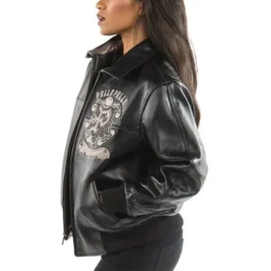 Pelle Pelle Ladies Limited Edition Metallic Leather Jacket view 2
