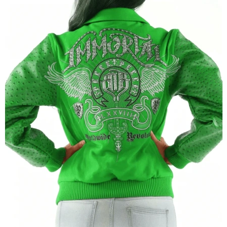 Marc Buchanan Authentic Pelle Pelle ladies Green Jacket