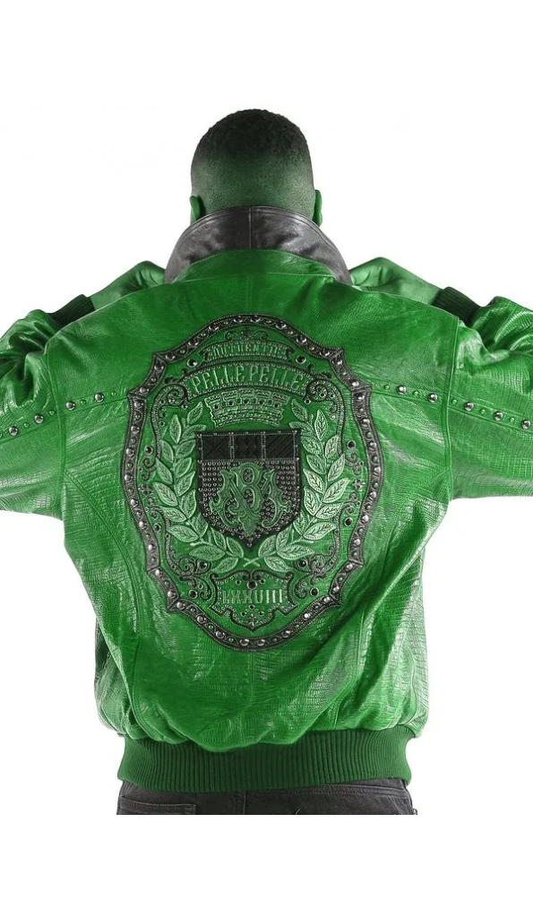 Pelle Pelle Authentic Marc Buchanan Mens Green Jacket