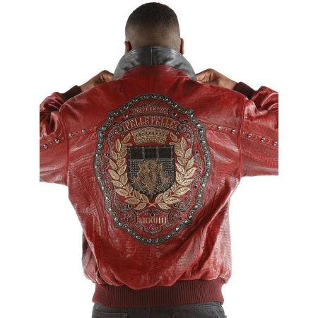 Pelle Pelle Authentic Mens Red Jacket