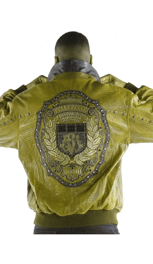 Pelle Pelle Authentic Marc Buchanan Mens Yellow Jacket
