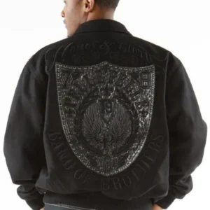 Pelle Pelle Band of Brothers Black Jacket | Pelle Pelle view 2