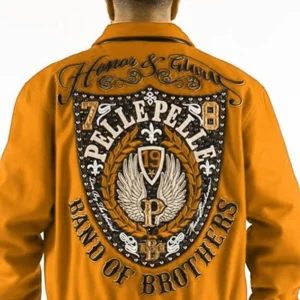 Pelle Pelle Band of Brothers Mustard Jacket |Pelle Pelle view 1