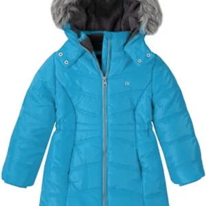 Latest Pelle Pelle Kids Aerial Cabaret Turquoise Coat view 1