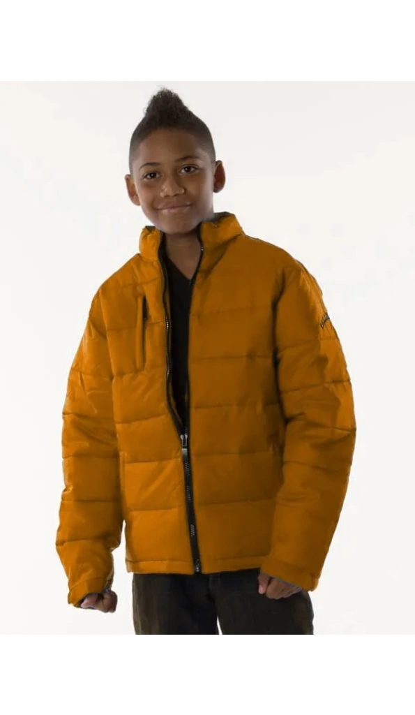 Pelle Pelle Kids Mustard Puffer Jacket