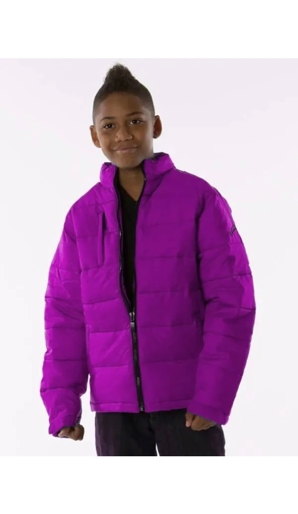 Pelle Pelle Kids Purple Puffer Jacket