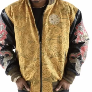 Original Pelle Pelle Dragon Heart Wheat Jacket view 2