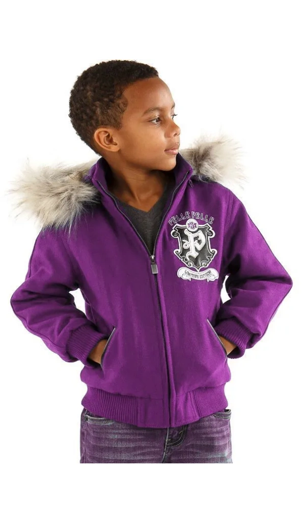 Pelle Pelle Kids Back to School Jacket | Light Purple Jacket