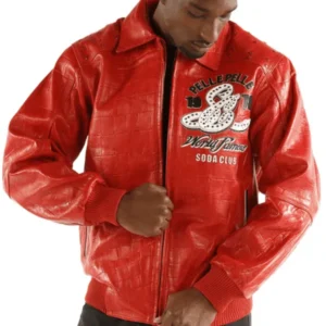Pelle Pelle 1978 Soda Club Red Leather Jacket view 2