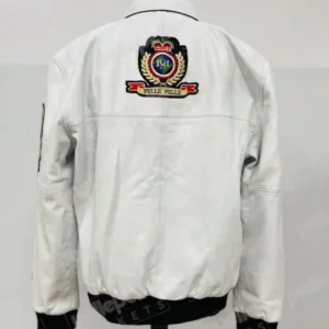 Pelle Pelle 1978 White Leather Jacket