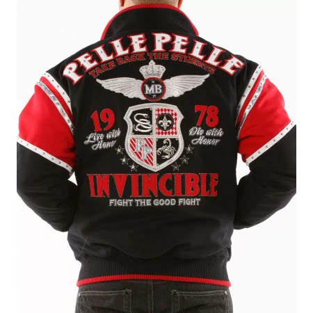 Pelle Pelle Black Invincible Wool Jacket