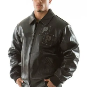 Pelle Pelle Black Jeweled Jacket | Pelle Pelle Store view 2