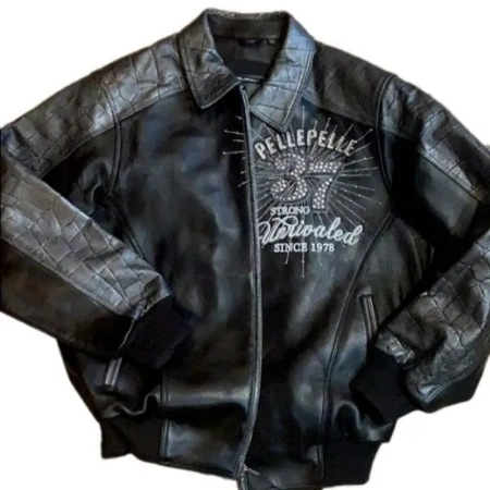 Pelle-Pelle-Unrivaled-Black-Leather-Bomber-Jacket,pelle-pelle,pelle-pelle-store,pelle-pelle-jackets,black-leather-jacket