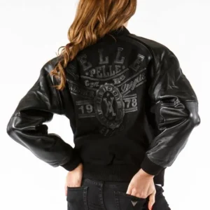 American Legend Varsity Black Jacket Pelle Pelle Store view 1