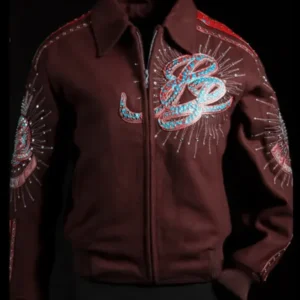 Pelle Pelle 35th Anniversary Maroon Wool Jacket view 1