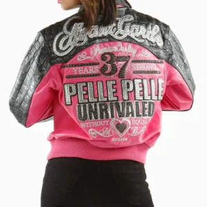 Garde 37 Years Strong Pink Leather Jacket Pelle Pelle Store view 1