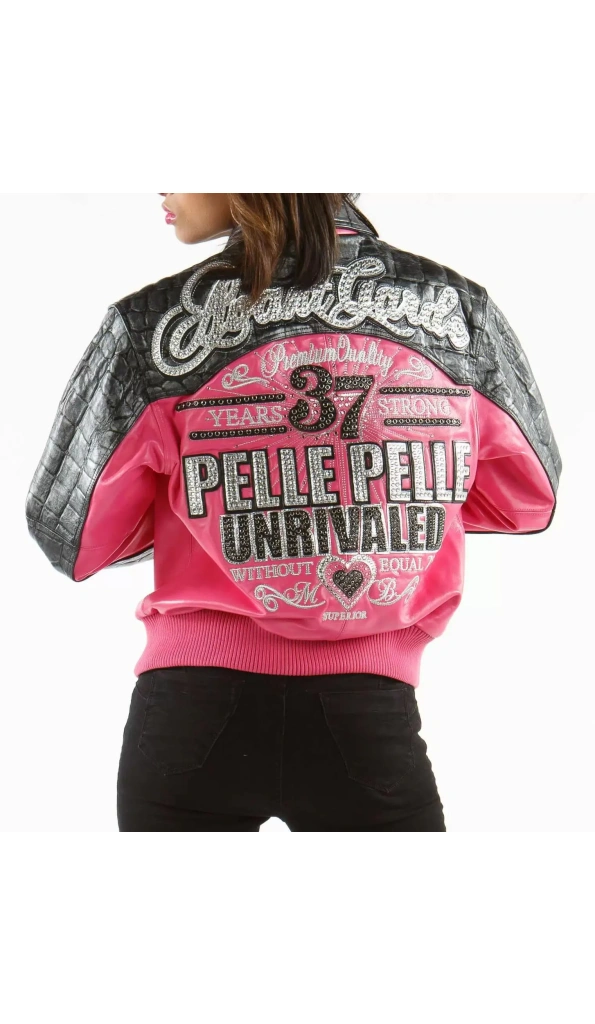 Garde 37 Years Strong Pink Leather Jacket Pelle Pelle Store