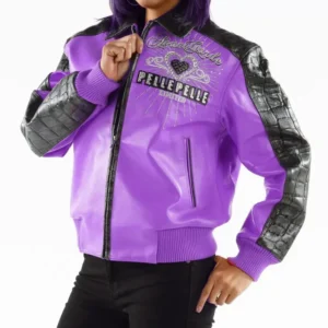 Garde 37 Years Strong Purple Leather Jacket Pelle Pelle view 2