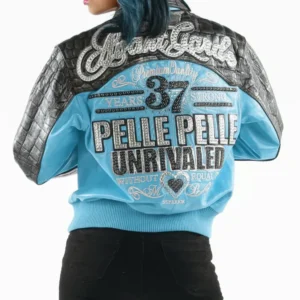 Garde 37 Years Strong Turquoise Leather Jacket Pelle Pelle