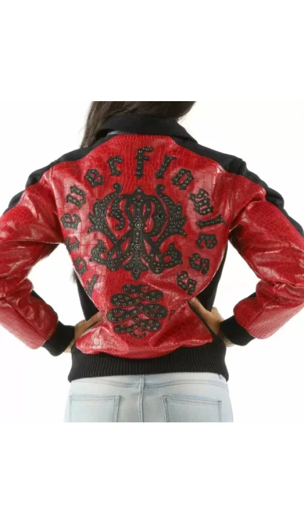Black Red Forever Flawless Jacket | Pelle Pelle Store