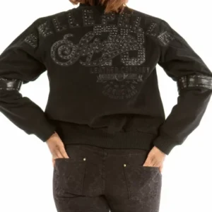 Superior Black Wool Jacket | Pelle Pelle Store