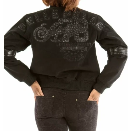 Superior Black Wool Jacket | Pelle Pelle Store