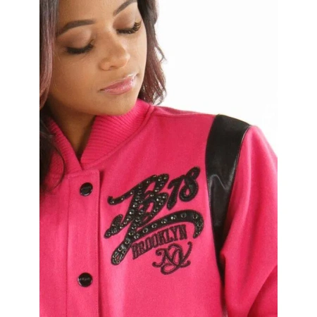 Tribute Pink Brooklyn Jacket Pelle Pelle Store