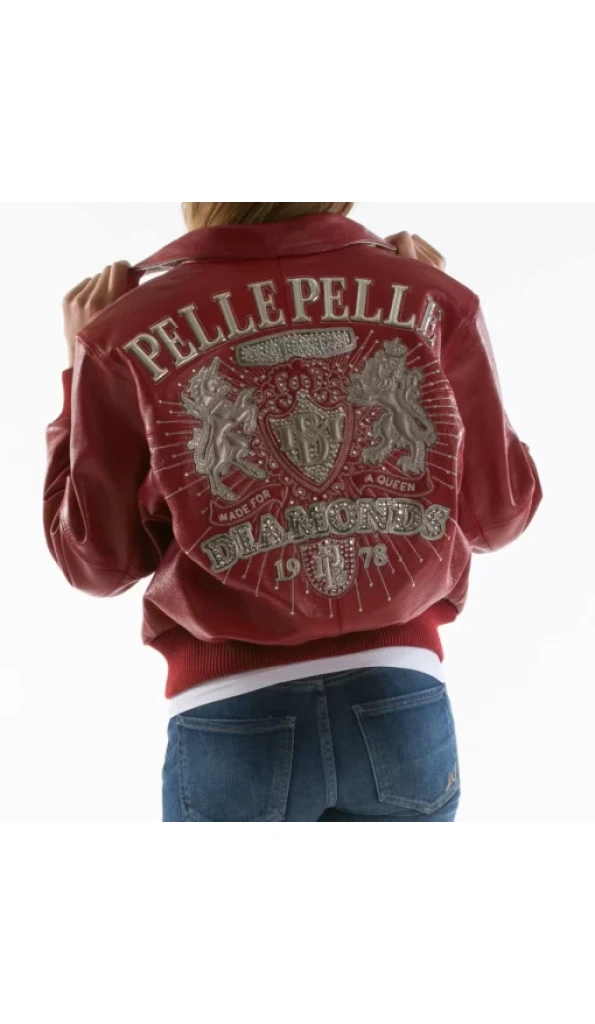Pelle Pelle Cabernet Diamonds Made for Queen Jacket