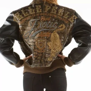 Bold Pelle Pelle Exotic Studded Jacket | Pelle Pelle Store