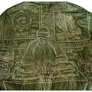 Exclusive Pelle Pelle Balla Soft Tan Green Jacket