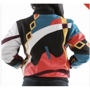 Pelle Pelle Women Abstract Wool Jacket view 2