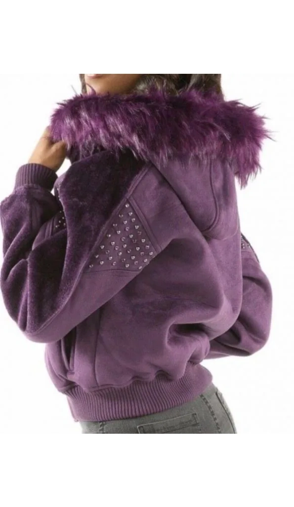 Ladies Purple Jacket Queen of Thrones Pelle Pelle
