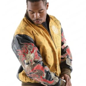 Original Pelle Pelle Dragon Heart Wheat Jacket view 3