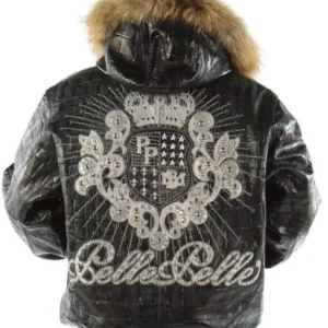 Pelle Pelle Crest Black Leather Jacket view 1