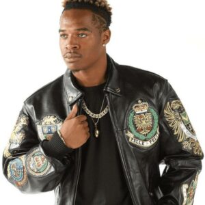 Pelle Pelle Coat of Arms Jacket | 1978 Black Leather Jacket view 5