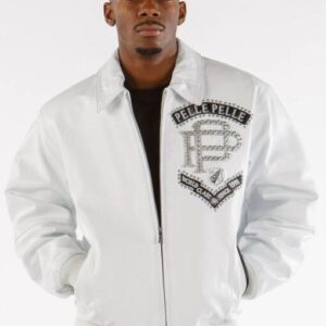 Pelle Pelle Elite Series White Leather Jacket | Pelle Pelle Store view 2