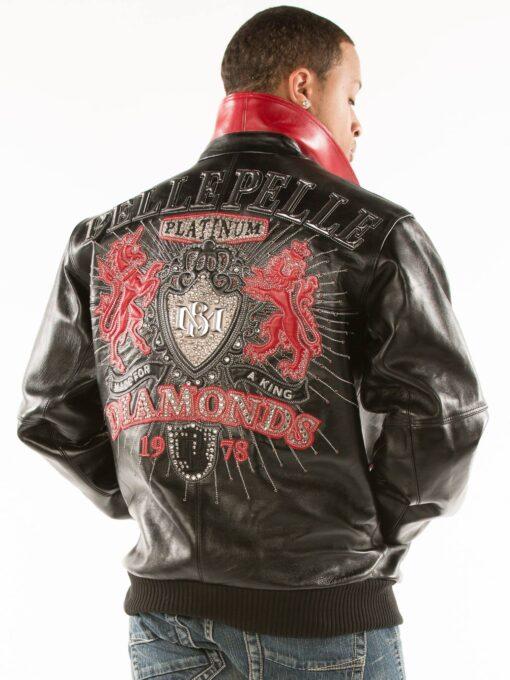 Pelle Pelle Platinum Jacket with Diamonds | Pelle Pelle