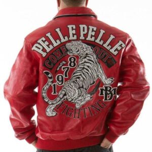 Pelle Pelle Tiger Red Jacket | Pelle Pelle Store