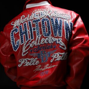 Pelle Pelle Chi-Town Red Leather Jacket | Pelle Pelle Store