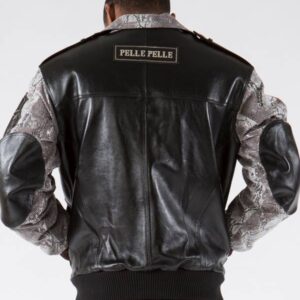 Pelle Pelle Varsity Biker Jacket | Pelle Pelle Store view 5