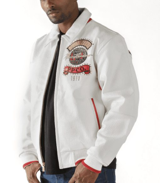 Pelle Pelle White World Tour Jacket view 4