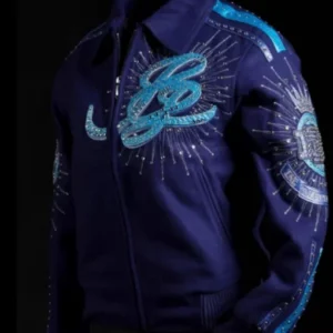 Pelle Pelle Anniversary Royal Blue Jacket view 3