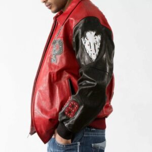 Pelle Pelle Chief Keef Red Leather Jacket view 3