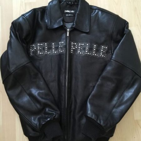 pelle pelle,pelle pelle pride studded black jacket,pelle pelle store,pelle pelle leather jacket,black leather jackets,leather jacket,pelle pelle