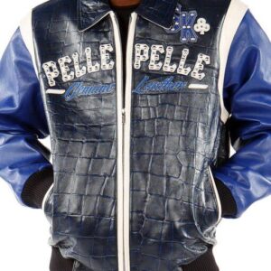 Pelle Pelle Street Kings Blue Leather Jacket view 3