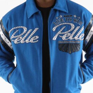 Pelle Pelle Live To Win Blue Jacket view 4